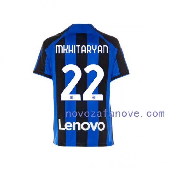 Nogometni Dres Inter Milan Henrikh Mkhitaryan 22 Muški Domaći 2022-2023 Kratkih Rukava