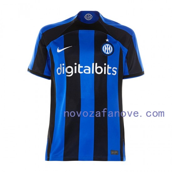 Nogometni Dres Inter Milan Muški Domaći 2022-2023 Kratkih Rukava