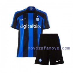 Nogometni Dres Inter Milan Dječji Domaći 2022-2023 Kratkih Rukava