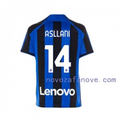 Nogometni Dres Inter Milan Kristjan Asllani 14 Muški Domaći 2022-2023 Kratkih Rukava