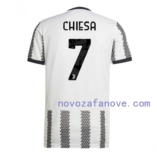 Nogometni Dres Juventus Chiesa 7 Muški Domaći 2022-2023 Kratkih Rukava