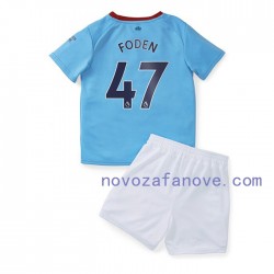 Nogometni Dres Manchester City Foden 47 Dječji Domaći 2022-2023 Kratkih Rukava