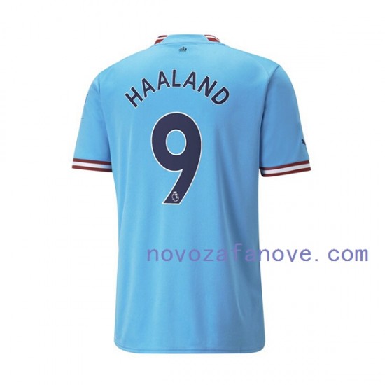 Nogometni Dres Manchester City Haaland 9 Muški Domaći 2022-2023 Kratkih Rukava