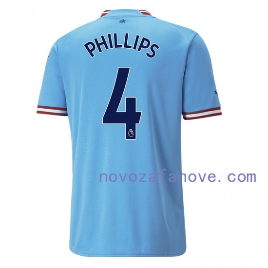 Nogometni Dres Manchester City PHILLIPS 4 Muški Domaći 2022-2023 Kratkih Rukava