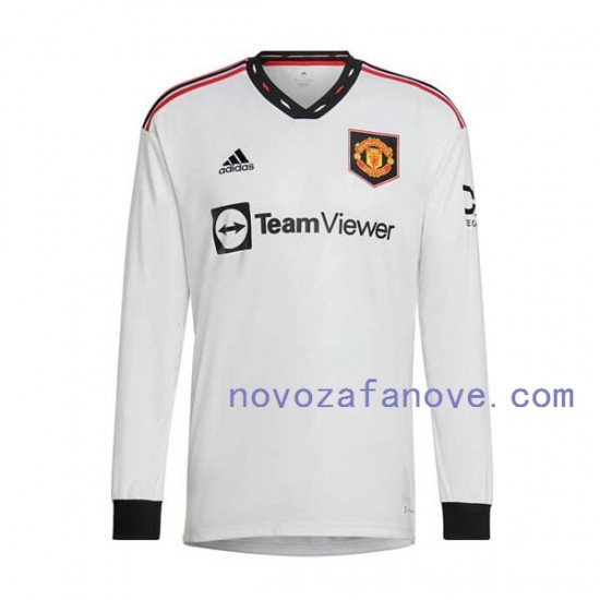 Nogometni Dres Manchester United Muški Gostujući 2022-2023 Dugim Rukavima