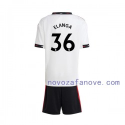 Nogometni Dres Manchester United Elanga 36 Dječji Gostujući 2022-2023 Kratkih Rukava
