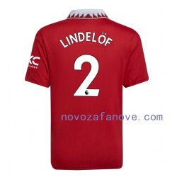 Nogometni Dres Manchester United Victor Lindelof 2 Muški Domaći 2022-2023 Kratkih Rukava