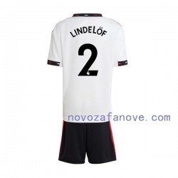 Nogometni Dres Manchester United Victor Lindelof 2 Dječji Gostujući 2022-2023 Kratkih Rukava