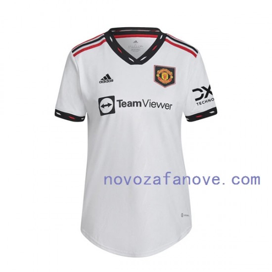 Nogometni Dres Manchester United Ženska Gostujući 2022-2023 Kratkih Rukava