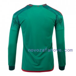 Nogometni Dres Meksiko Muški Domaći Svjetsko prvenstvo 2022 Dugim Rukavima