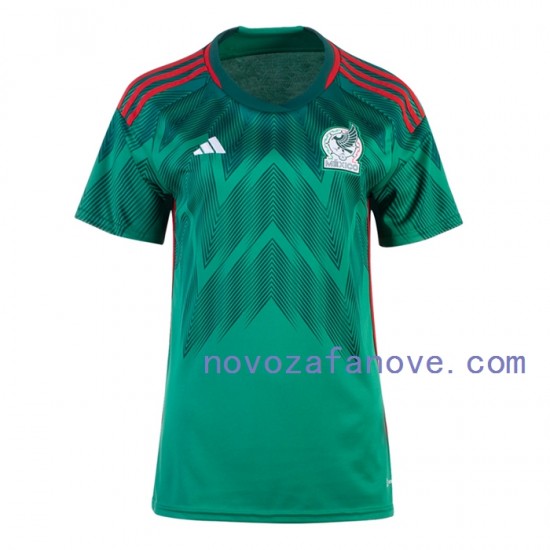 Nogometni Dres Meksiko Ženska Domaći 2022-2023 Kratkih Rukava