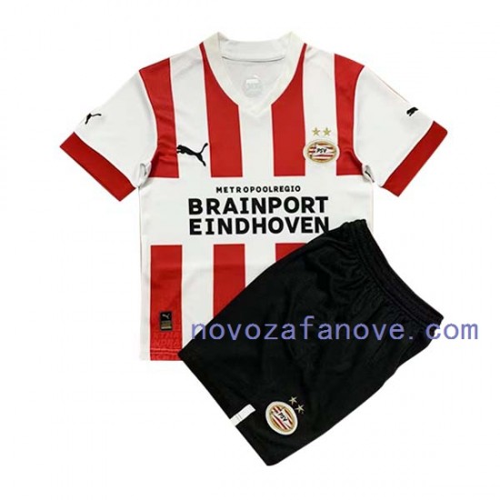 Nogometni Dres PSV Eindhoven Dječji Domaći 2022-2023 Kratkih Rukava