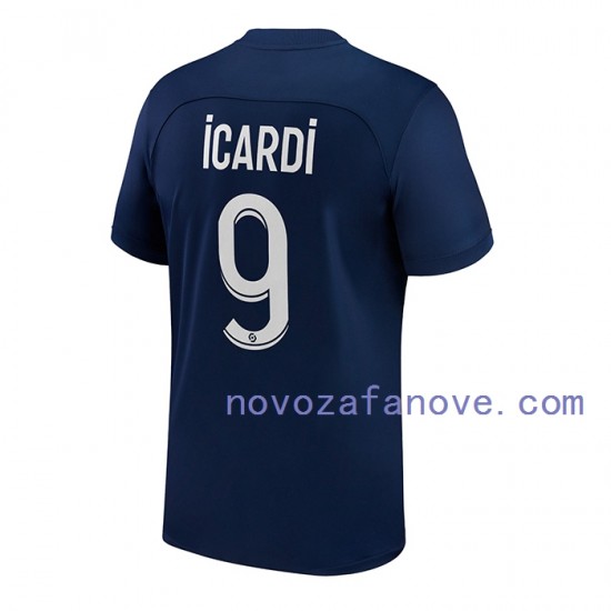 Nogometni Dres Paris Saint-Germain Icardi 9 Muški Domaći 2022-2023 Kratkih Rukava
