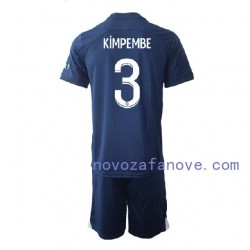 Nogometni Dres Paris Saint-Germain Kimpembe 3 Dječji Domaći 2022-2023 Kratkih Rukava