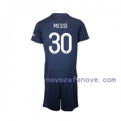 Nogometni Dres Paris Saint-Germain Messi 30 Dječji Domaći 2022-2023 Kratkih Rukava