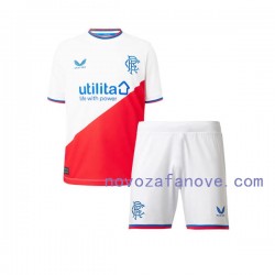 Nogometni Dres Rangers Dječji Gostujući 2022-2023 Kratkih Rukava