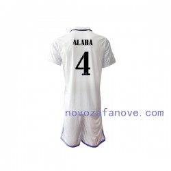 Nogometni Dres Real Madrid David Alaba 4 Dječji Domaći 2022-2023 Kratkih Rukava