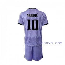 Nogometni Dres Real Madrid Modrić 10 Dječji Gostujući 2022-2023 Kratkih Rukava