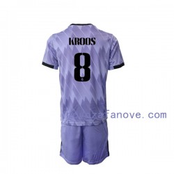 Nogometni Dres Real Madrid Toni Kroos 8 Dječji Gostujući 2022-2023 Kratkih Rukava