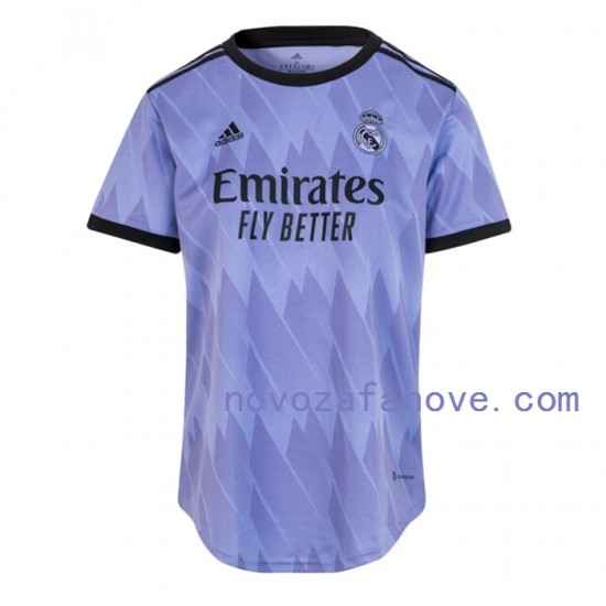 Nogometni Dres Real Madrid Ženska Gostujući 2022-2023 Kratkih Rukava