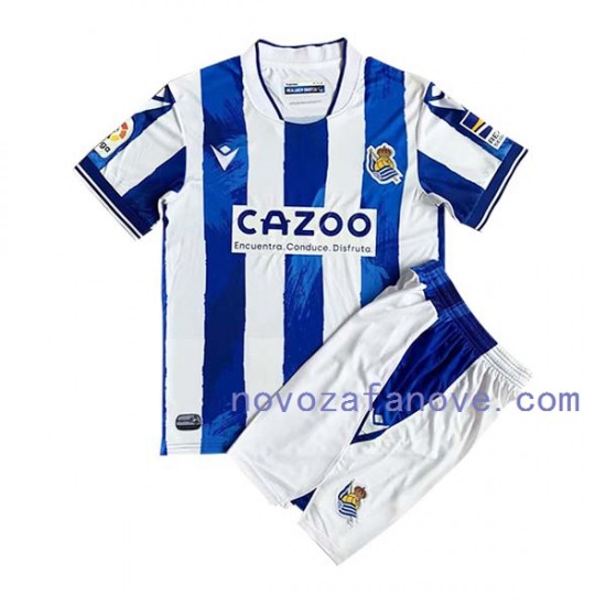 Nogometni Dres Real Sociedad Dječji Domaći 2022-2023 Kratkih Rukava