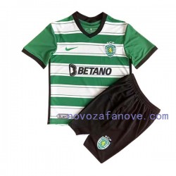 Nogometni Dres Sporting CP Dječji Domaći 2022-2023 Kratkih Rukava