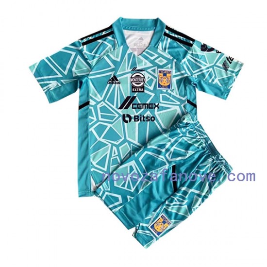 Nogometni Dres Tigres UANL Golmanski Dječji Treći 2022-2023 Kratkih Rukava