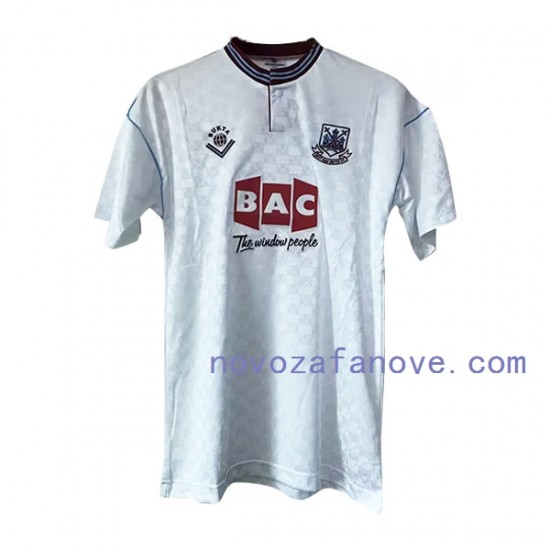 Nogometni Dres West Ham United Retro Muški Gostujući 1989-1990 Kratkih Rukava