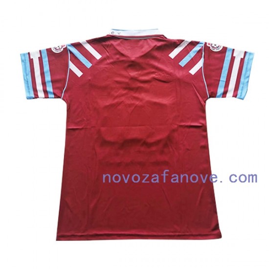 Nogometni Dres West Ham United Retro Muški Domaći 1991-1992 Kratkih Rukava