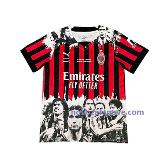 Nogometni Dres AC Milan Commemorative Edition Muški Domaći 2022-2023 Kratkih Rukava