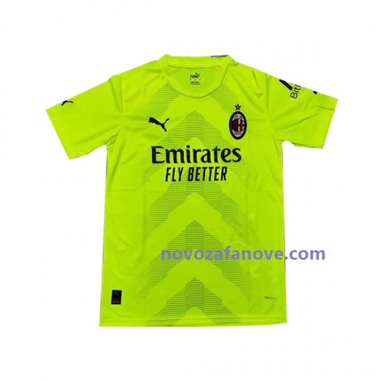 Nogometni Dres AC Milan Golmanski Muški Domaći 2022-2023 Kratkih Rukava