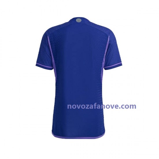 Nogometni Dres Argentina Muški Gostujući Svjetsko prvenstvo 2022 Kratkih Rukava