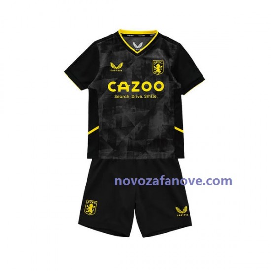 Nogometni Dres Aston Villa Dječji Treći 2022-2023 Kratkih Rukava