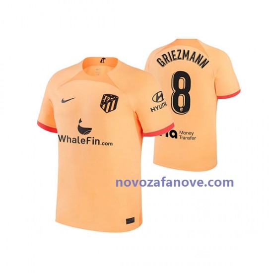 Nogometni Dres Atlético Madrid Antoine Griezmann 8 Muški Treći 2022-2023 Kratkih Rukava