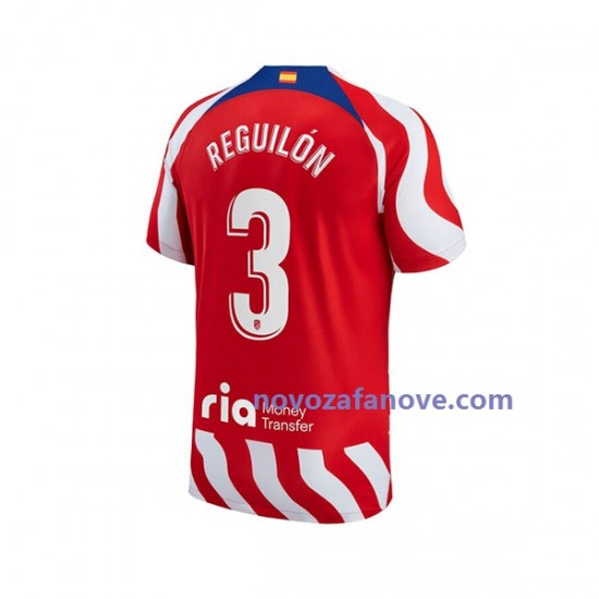 Nogometni Dres Atlético Madrid Sergio Reguilon 3 Muški Domaći 2022-2023 Kratkih Rukava