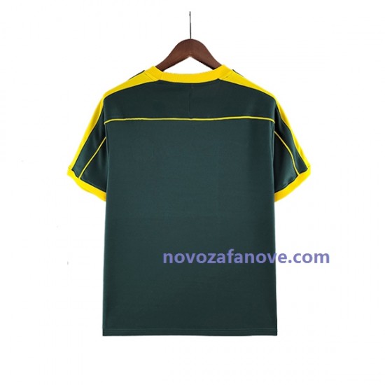 Nogometni Dres Brazil Golmanski Retro Muški Gostujući 1998 Kratkih Rukava