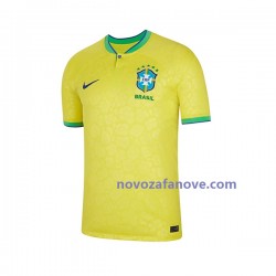 Nogometni Dres Brazil Muški Domaći Svjetsko prvenstvo 2022 Kratkih Rukava