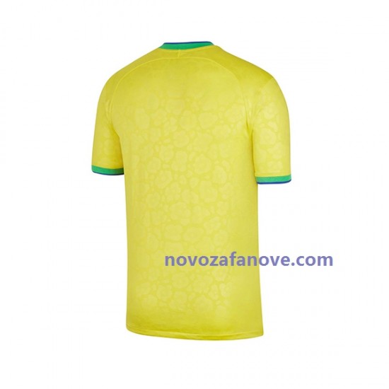 Nogometni Dres Brazil Muški Domaći Svjetsko prvenstvo 2022 Kratkih Rukava