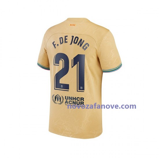 Nogometni Dres FC Barcelona Frenkie de Jong 21 Muški Gostujući 2022-2023 Kratkih Rukava