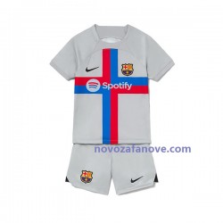 Nogometni Dres FC Barcelona Dječji Treći 2022-2023 Kratkih Rukava