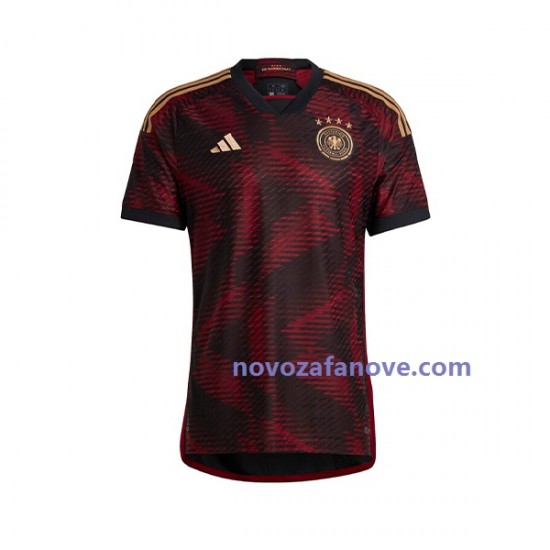 Nogometni Dres Njemačka Muški Gostujući Svjetsko prvenstvo 2022 Kratkih Rukava