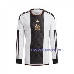 Nogometni Dres Njemačka Muški Domaći Svjetsko prvenstvo 2022 Dugim Rukavima