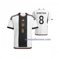 Nogometni Dres Njemačka Leon Goretzka 8 Muški Domaći Svjetsko prvenstvo 2022 Kratkih Rukava