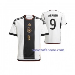 Nogometni Dres Njemačka Timo Werner 9 Muški Domaći Svjetsko prvenstvo 2022 Kratkih Rukava