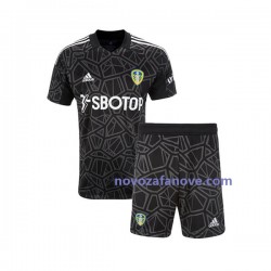 Nogometni Dres Leeds United Golmanski Dječji Domaći 2022-2023 Kratkih Rukava