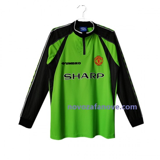 Nogometni Dres Manchester United Golmanski Retro Muški Domaći 1998-1999 Dugim Rukavima