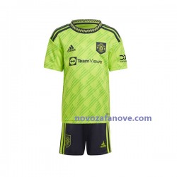 Nogometni Dres Manchester United Dječji Treći 2022-2023 Kratkih Rukava