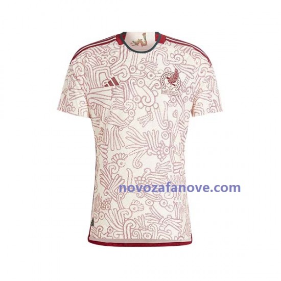 Nogometni Dres Meksiko Muški Gostujući Svjetsko prvenstvo 2022 Kratkih Rukava