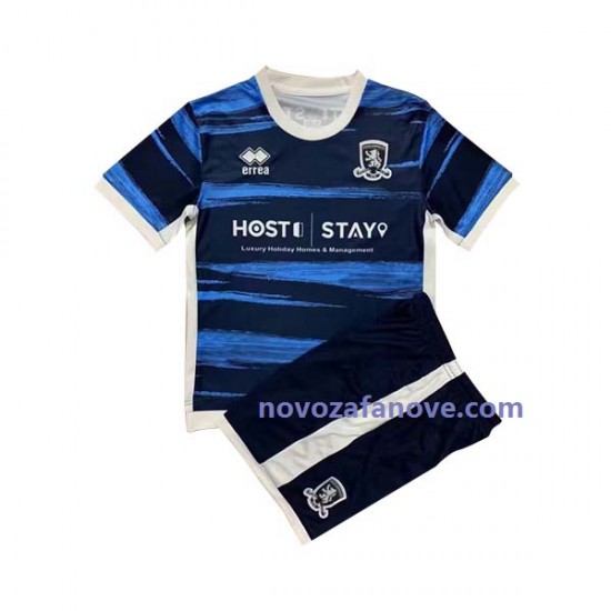 Nogometni Dres Middlesbrough Dječji Gostujući 2022-2023 Kratkih Rukava