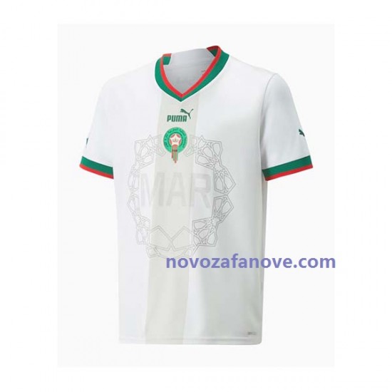 Nogometni Dres Maroko Muški Gostujući Svjetsko prvenstvo 2022 Kratkih Rukava